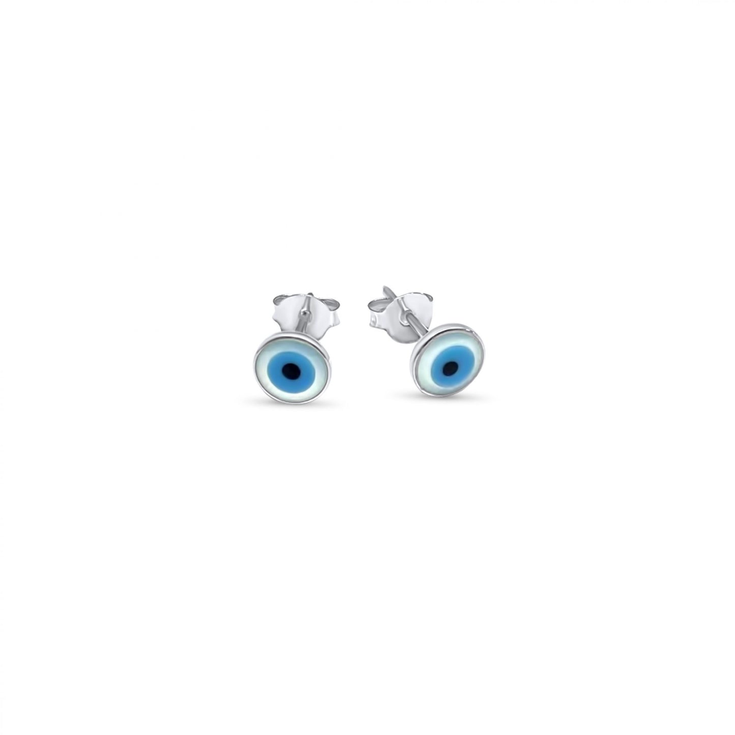 Eye stud earrings with foil - Mystic Alchemy