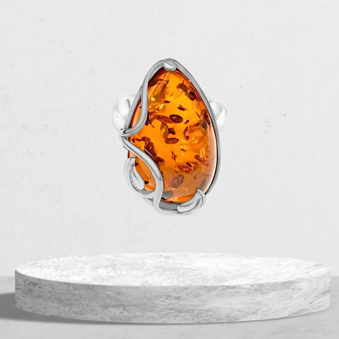 Amber stone rings - Mystic Alchemy 