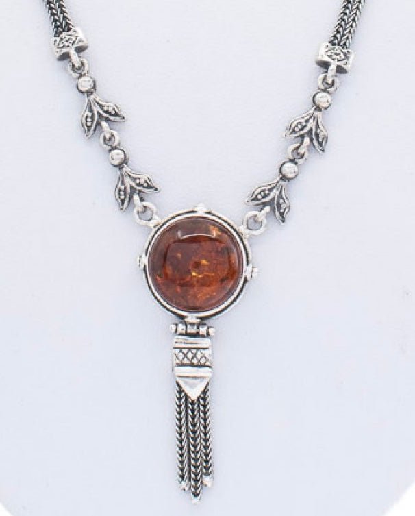Amber stone necklace - Mystic Alchemy 