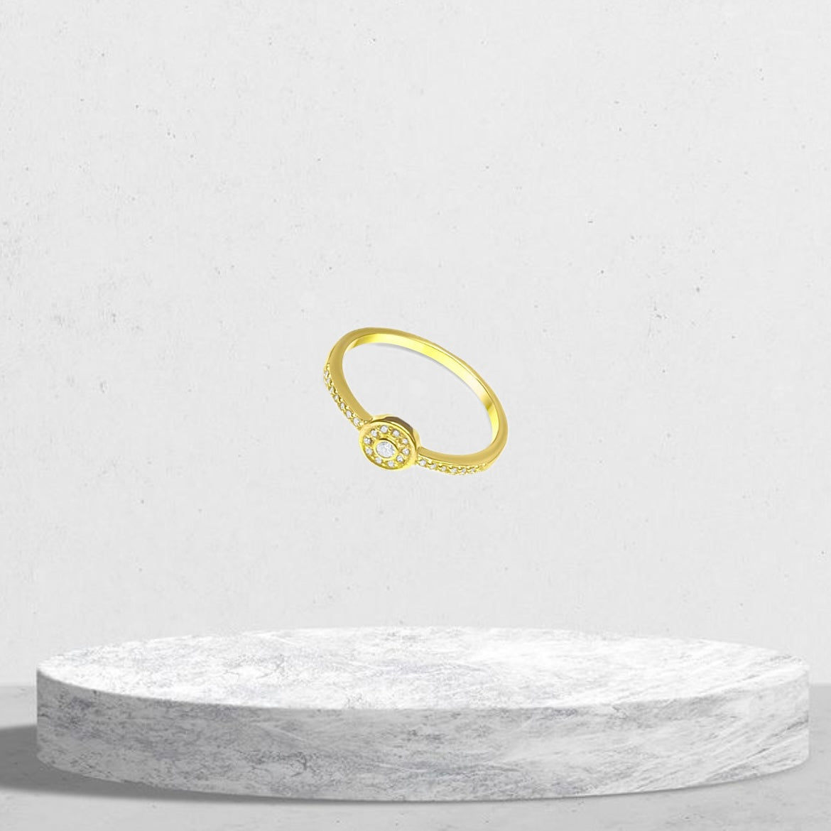 Silver 925 Gold Plated Ring - Mystic Alchemy 