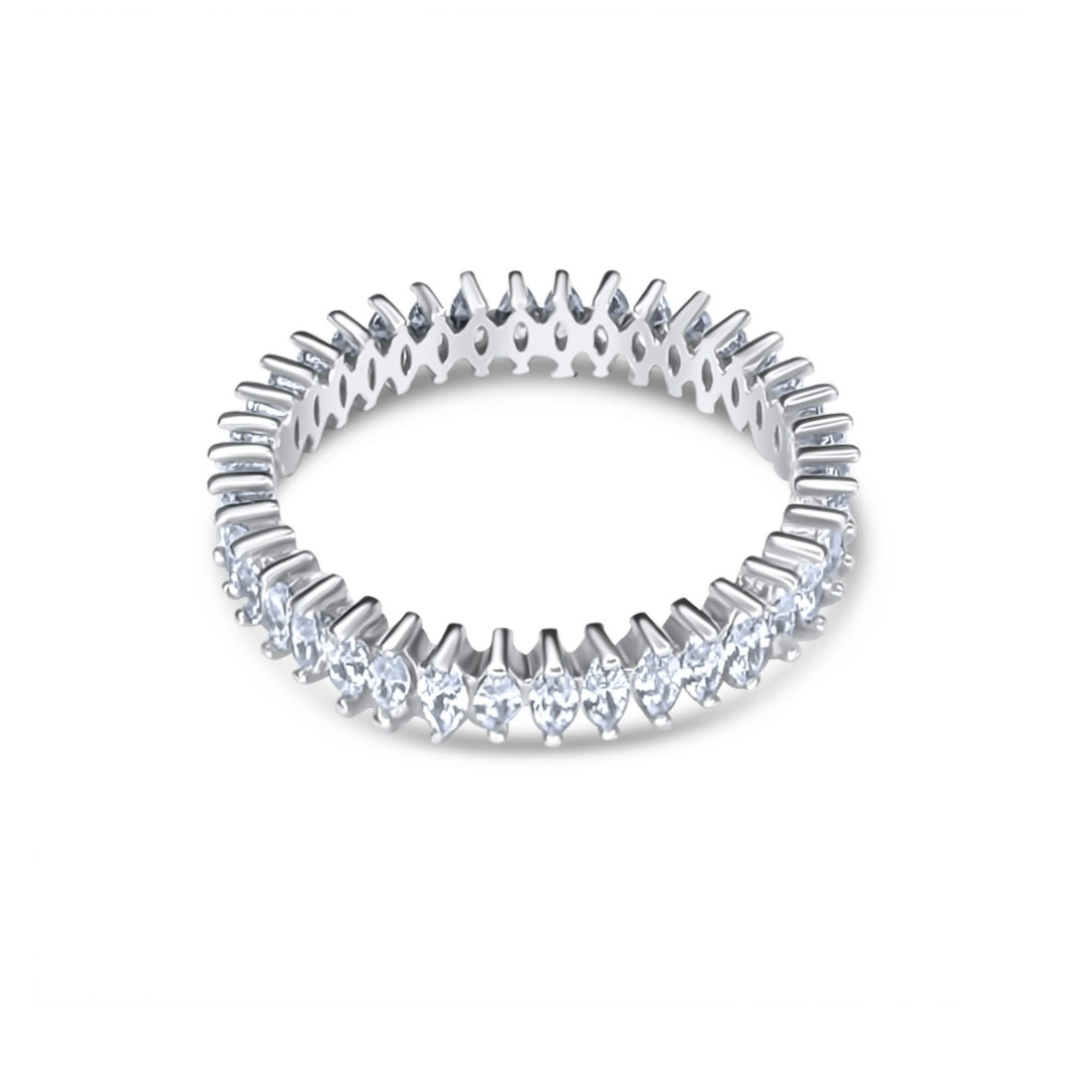 Eternal Brilliance Full Eternity Ring with Zircon Stones