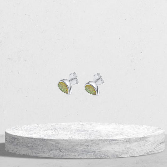 White Opal earrings - Mystic Alchemy 