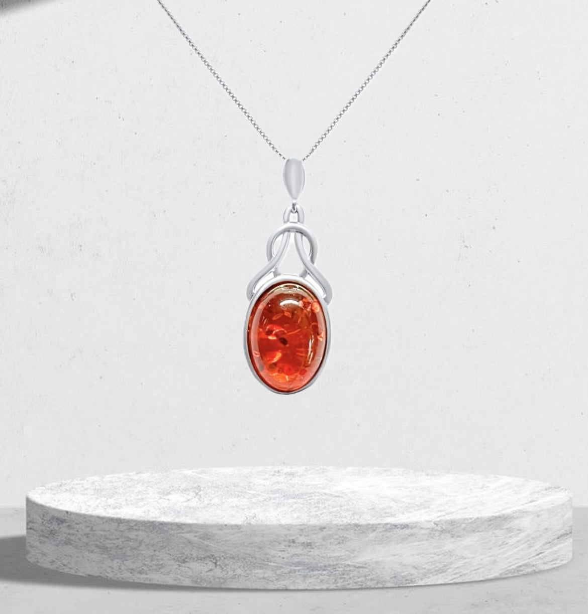 Amber stone necklace - Mystic Alchemy 