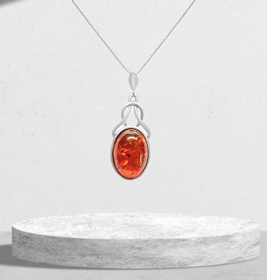Amber stone necklace - Mystic Alchemy 