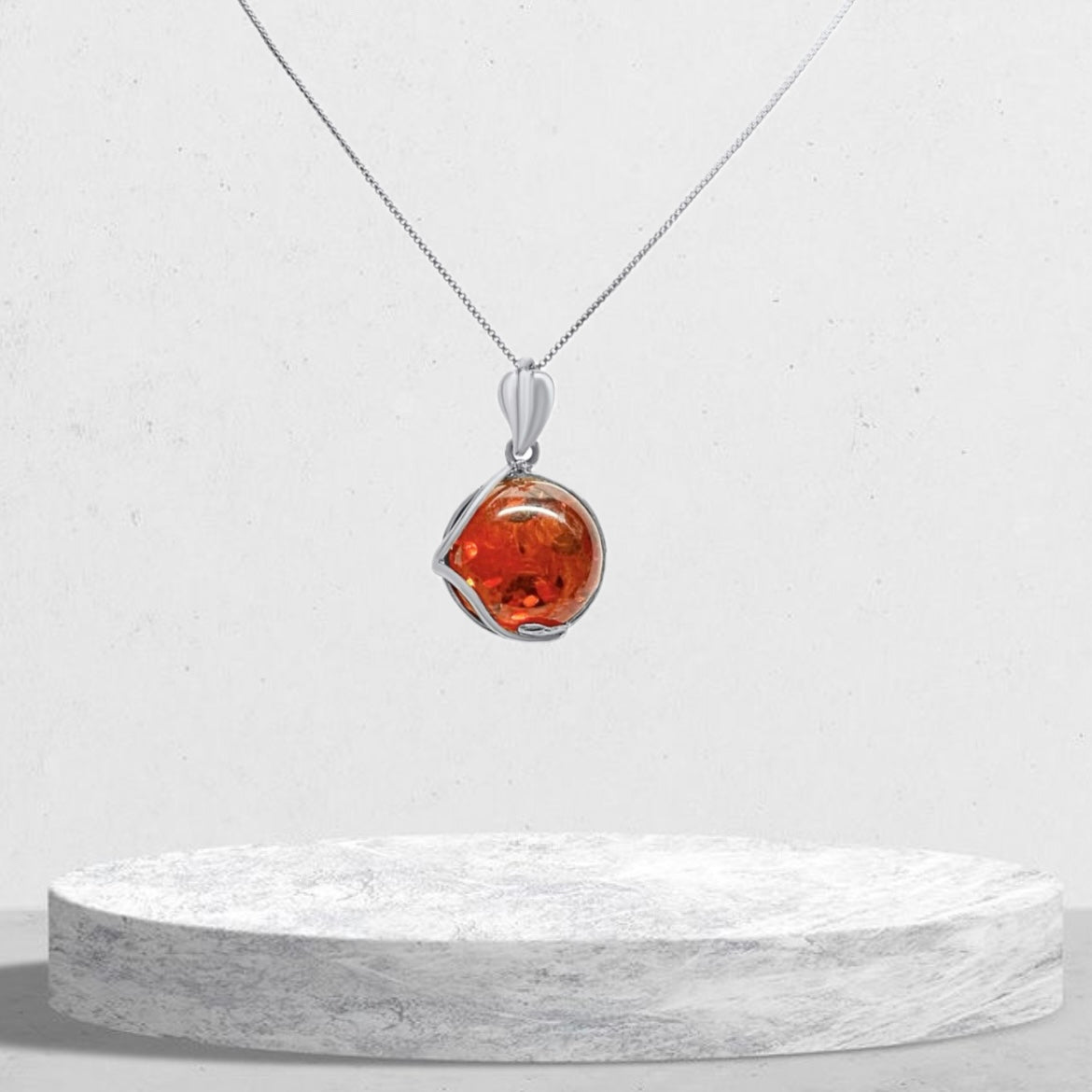 Amber stone necklace - Mystic Alchemy 