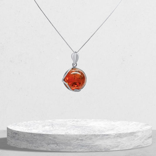 Amber stone necklace - Mystic Alchemy 