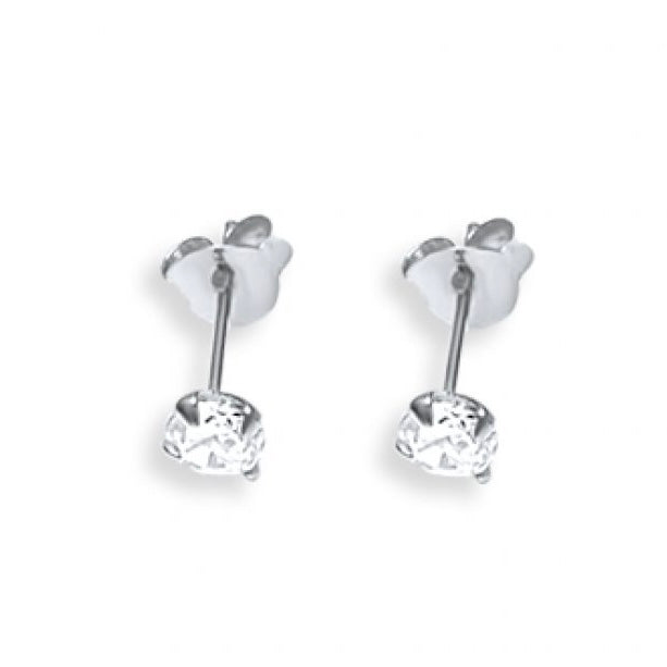 STUD EARRINGS WITH ZIRCON STONES Mystic Alchemy
