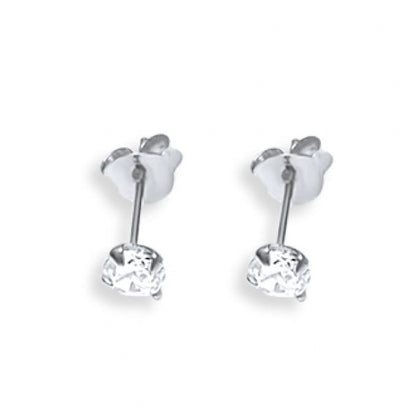 STUD EARRINGS WITH ZIRCON STONES Mystic Alchemy