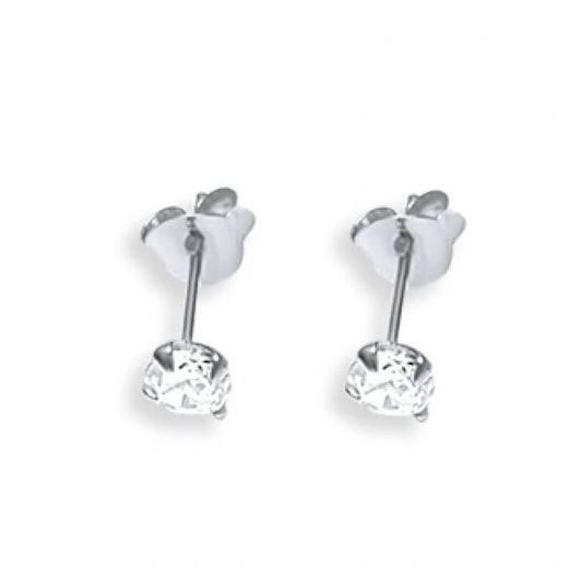 STUD EARRINGS WITH ZIRCON STONES Mystic Alchemy