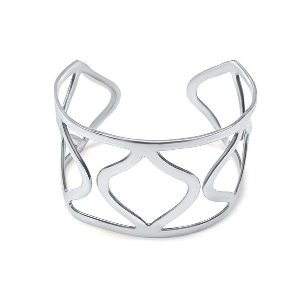 Sculpted Minimalist Adjustable Bangle Mystic Alchemy