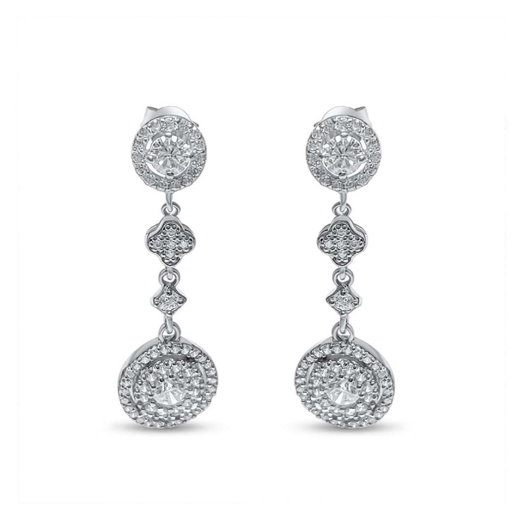 Celestial Halo Pavé Stud Earrings Mystic Alchemy