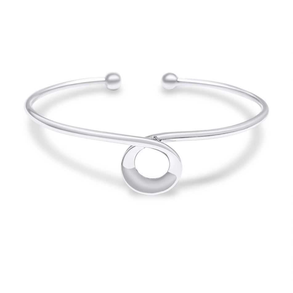 Sculptural Loop Adjustable Bangle Mystic Alchemy