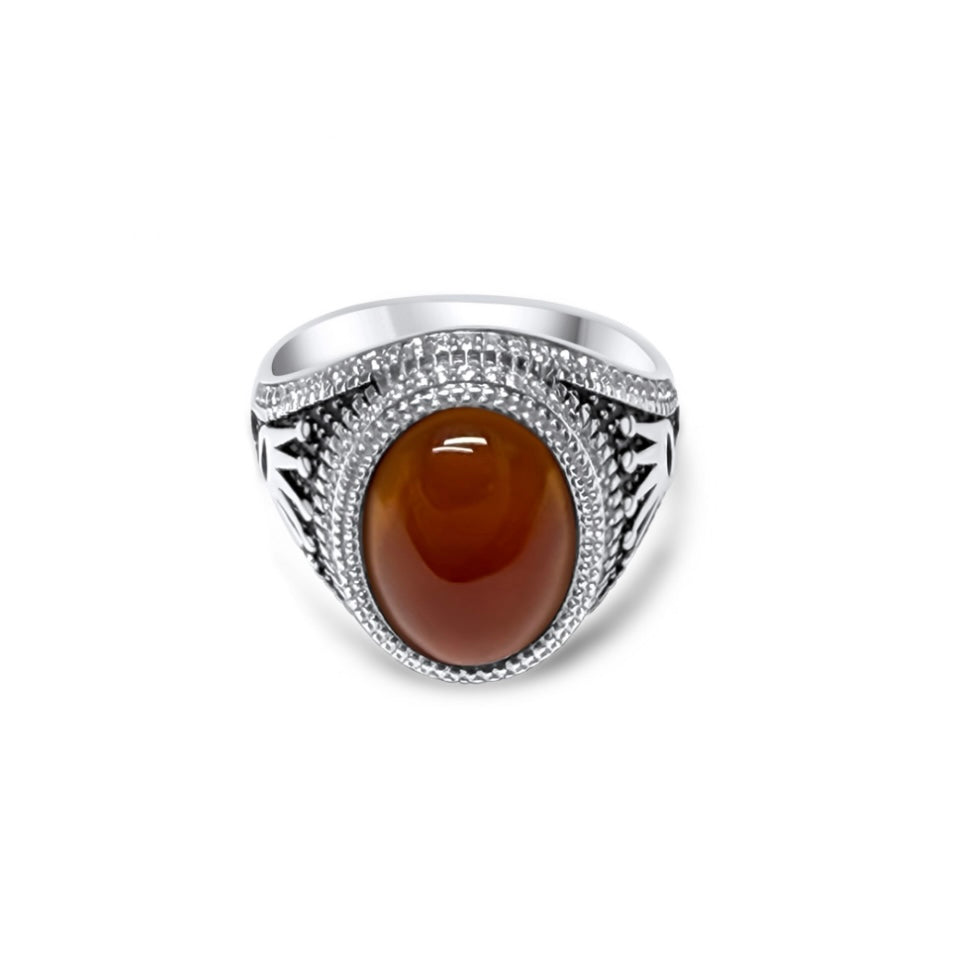 Carnelian Stone Ring