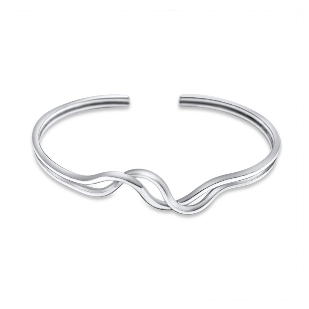 Twisted Silhouette Adjustable Bangle Mystic Alchemy