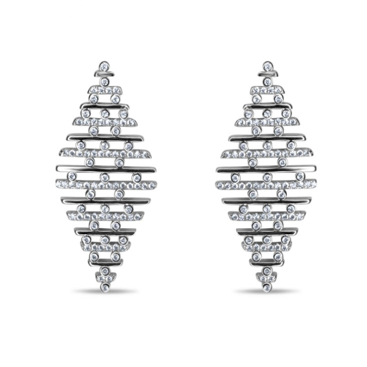 SILVER EARRINGS WITH ZIRCON STONES Mystic Alchemy