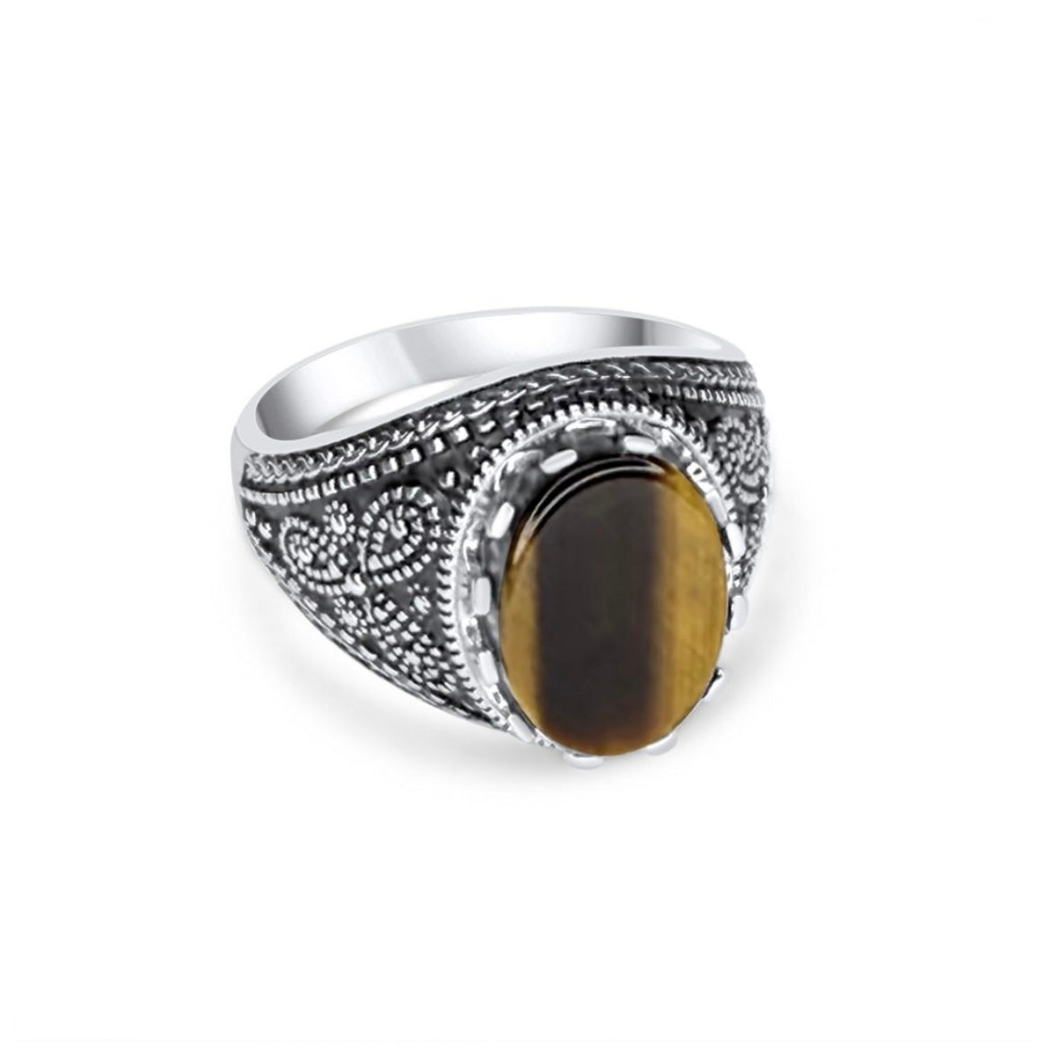 Tiger’s Eye Ring Mystic Alchemy
