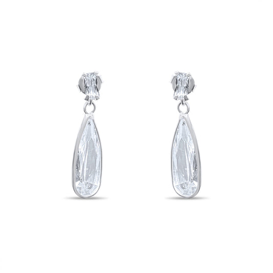 Silver Zircon Earrings Mystic Alchemy