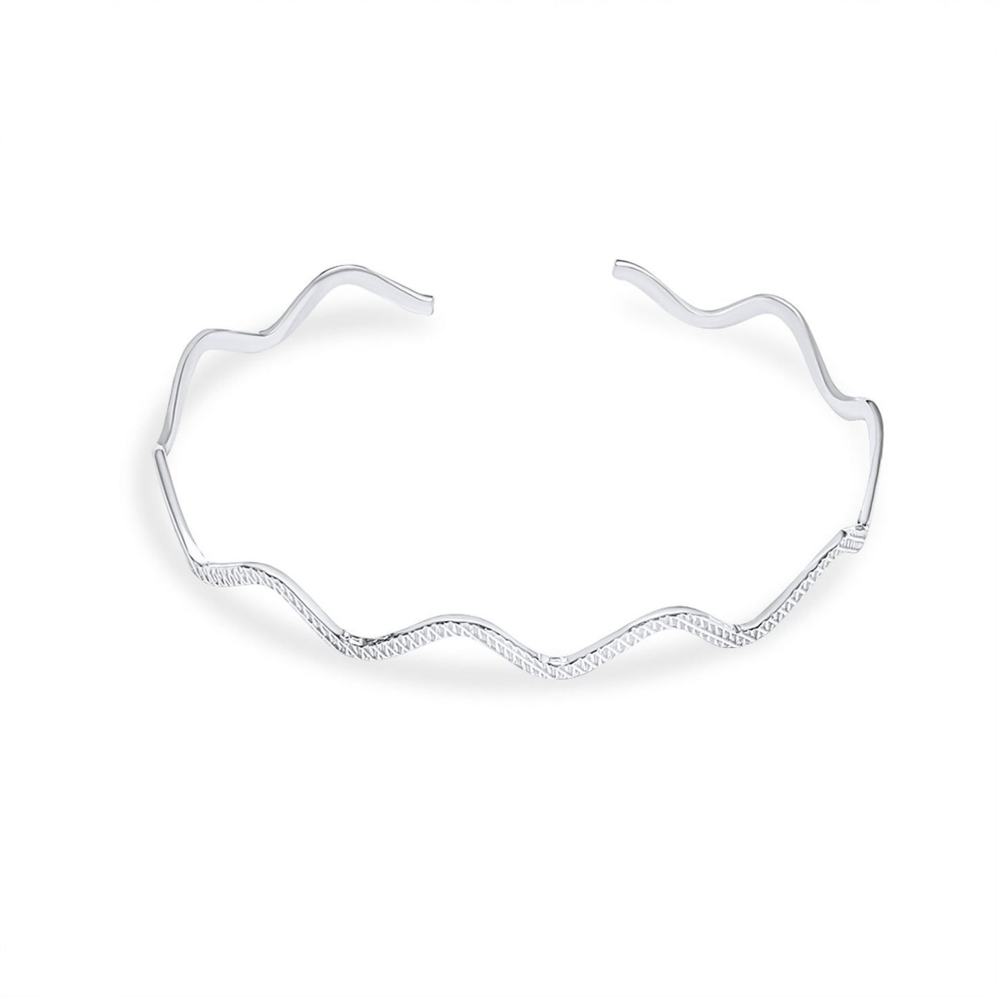 WAVY ENGRAVED CIRCLE BRACELET Mystic Alchemy