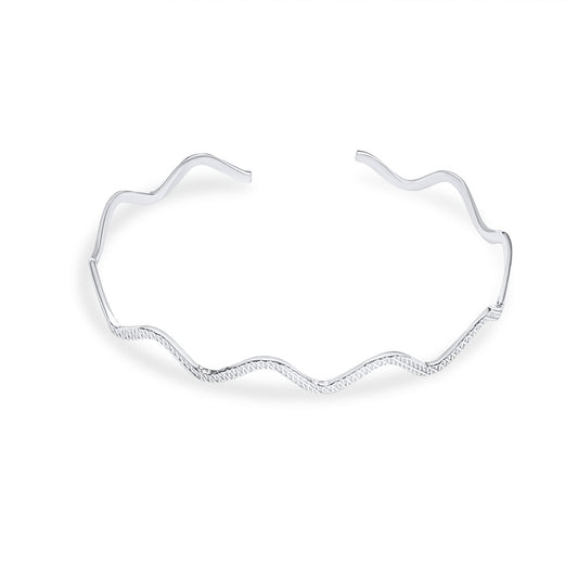 WAVY ENGRAVED CIRCLE BRACELET Mystic Alchemy