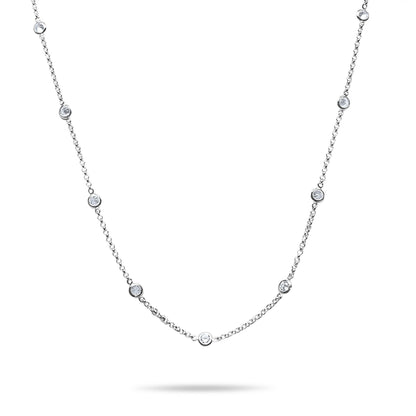 DOUBLE NECKLACE WITH ZIRCON STONES Mystic Alchemy