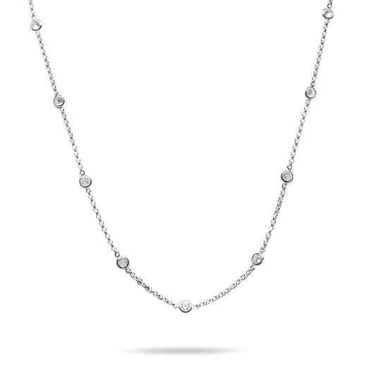 DOUBLE NECKLACE WITH ZIRCON STONES Mystic Alchemy