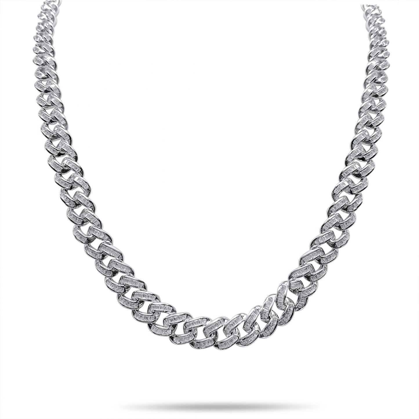 CHAIN NECKLACE WITH ZIRCON STONES