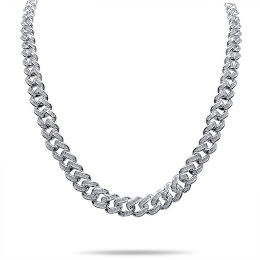 CHAIN NECKLACE WITH ZIRCON STONES