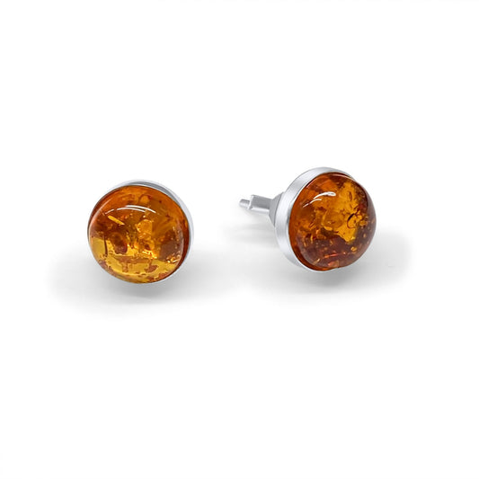 Amber stone earrings Mystic Alchemy