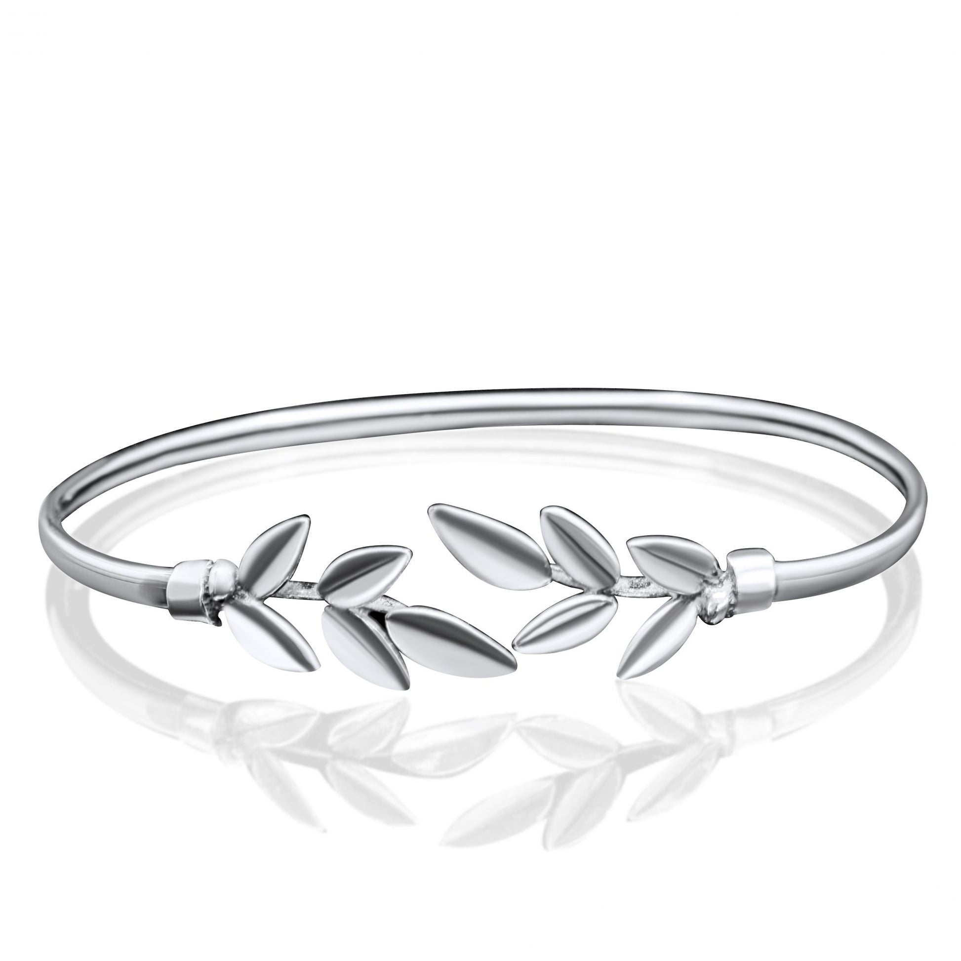 CIRCLE BRACELET WITH OLIVE BRANCH Mystic Alchemy