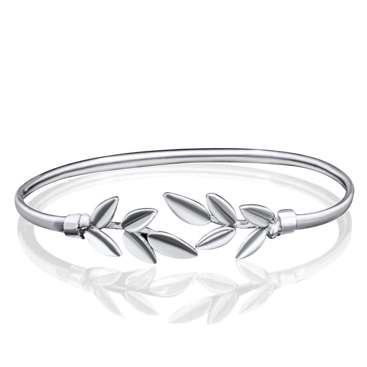 CIRCLE BRACELET WITH OLIVE BRANCH Mystic Alchemy