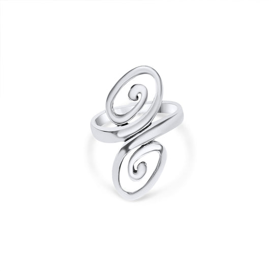 RING WITH SPIRALS Mystic Alchemy