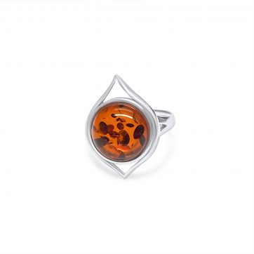 AMBER STONE RING Mystic Alchemy