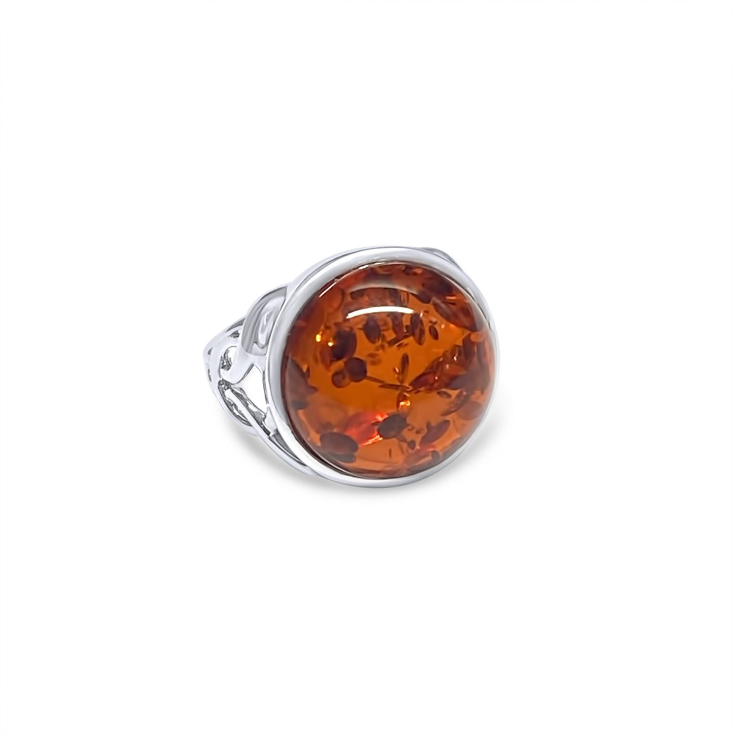 AMBER STONE RING Mystic Alchemy