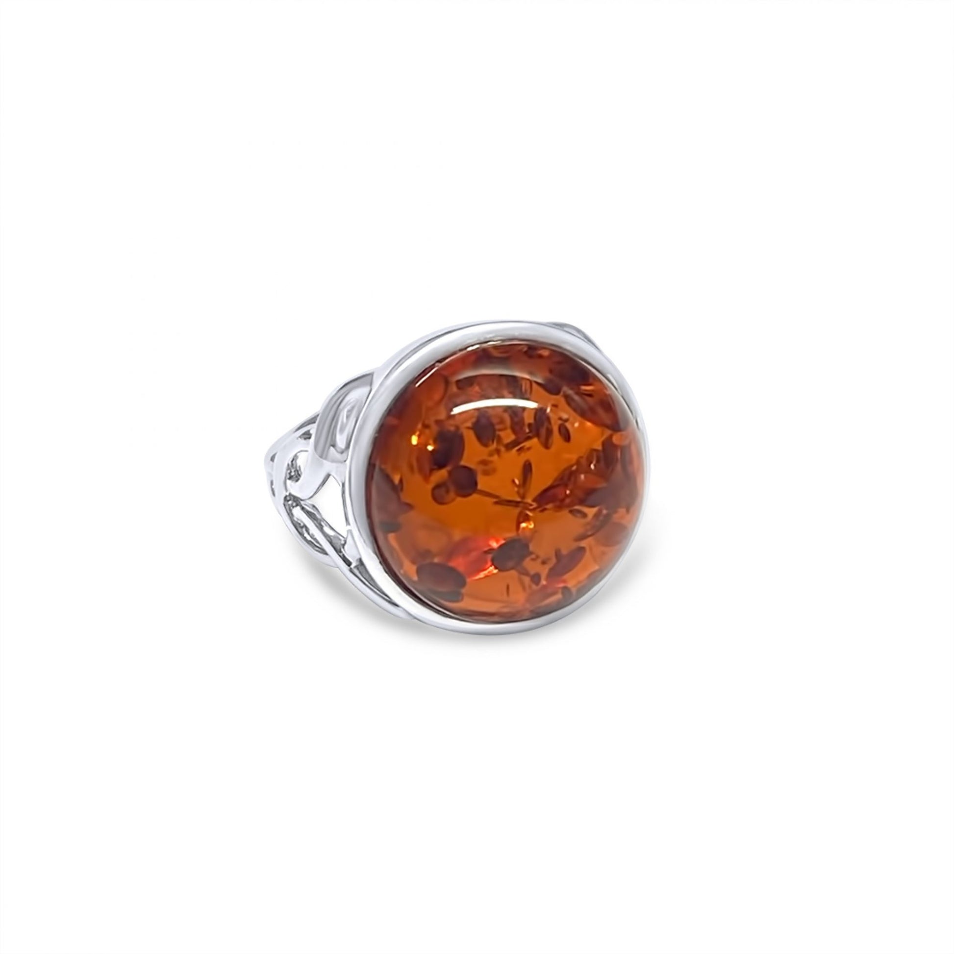 AMBER STONE RING Mystic Alchemy