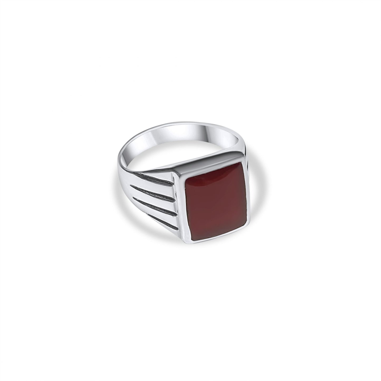 RING WITH CARNELIAN STONES