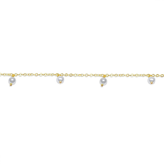 GOLD PLATED BRACELET WITH PEARLS Mystic Alchemy