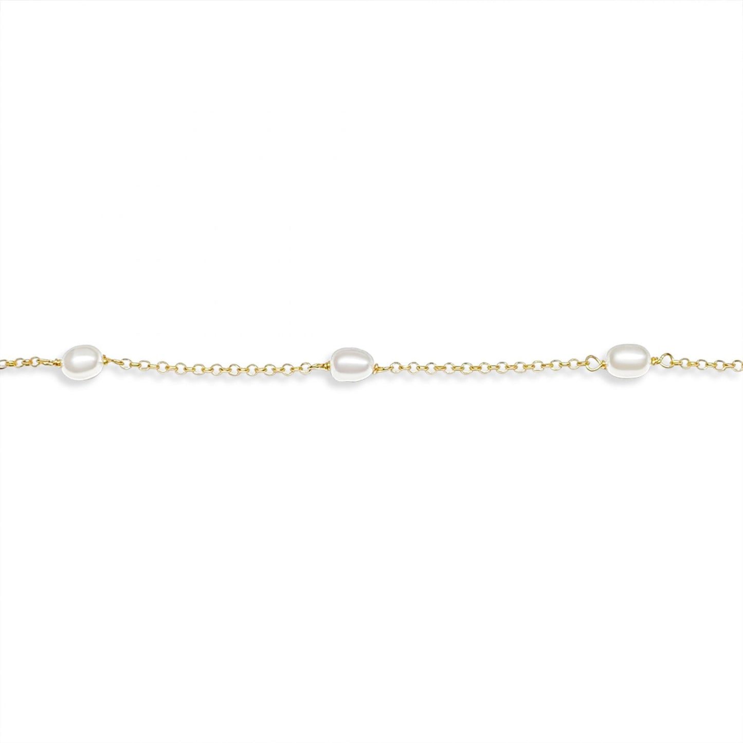 GOLD PLATED BRACELET WITH PEARLS Mystic Alchemy