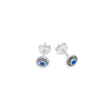 Stud earrings with turquoise stone - Mystic Alchemy 